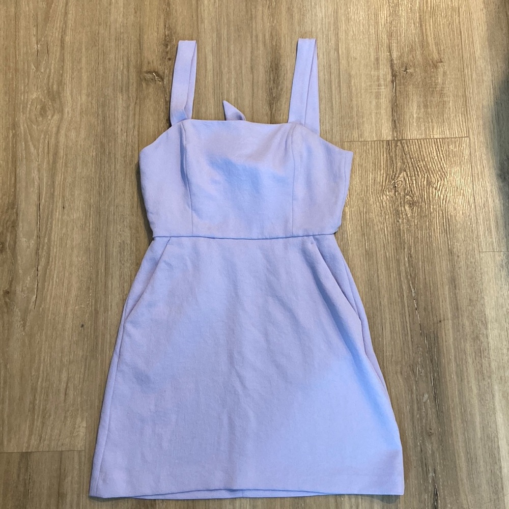 Wilfred Ecoulement Tie Back Dress in Lilac Size 4